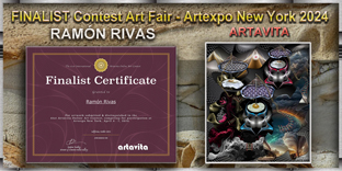Ram&oacute;n Rivas, Finalista del Concurso Artexpo Nueva York 2024 - ARTAVITA