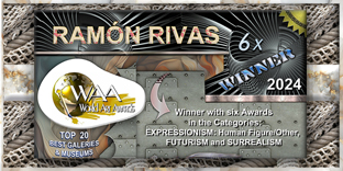 Ram&oacute;n Rivas, ganador de 6 de los premios WORLD ART AWARDS 2024