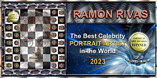 Ram&oacute;n Rivas, Mejor Artista RETRATISTA DE CELEBRIDADES/AMERICAN ART AWARDS 2023