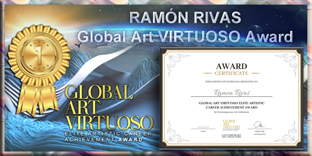 Ram&oacute;n Rivas, Premio GLOBAL ART VIRTUOSO - Contemporary Art Collectors 