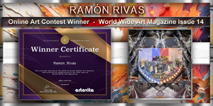 Ram&oacute;n Rivas, ganador del Concurso de Arte en l&iacute;nea - World Wide Art Magazine 14 (P&aacute;gina 73)